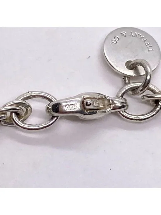 Tiffany & Co Twist Loop Chain Necklace 925 Sterling Silver - Picture 7 of 9